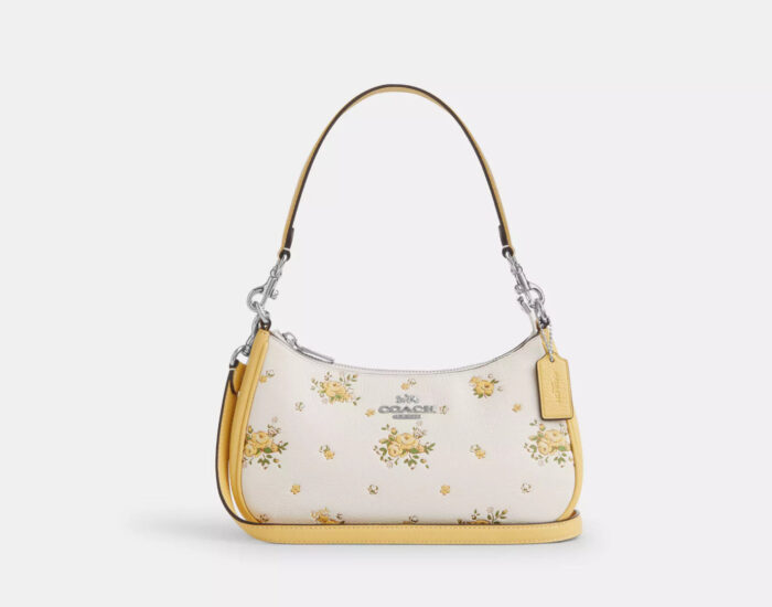 NWT Coach Teri Shoulder Bag With Floral Print