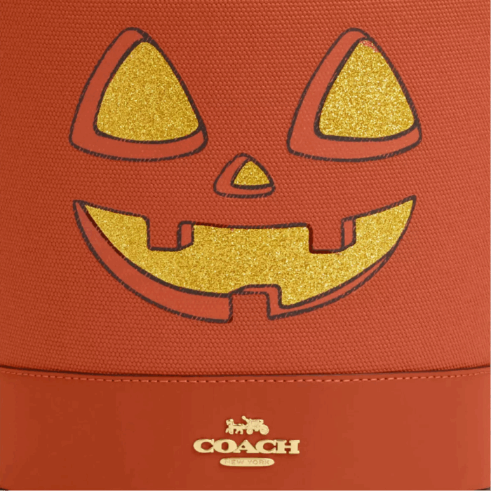 NWT Coach Trick Or Treat Bucket With Halloween Pumpkin - Image 6