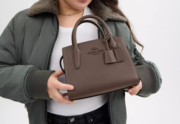 NWT Coach Medium Andrea Carryall Crossbody Leather Bag - Image 4