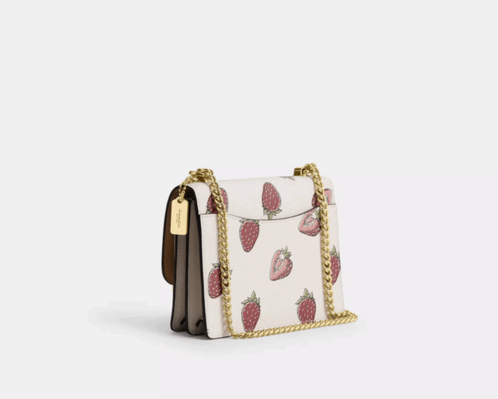 NWT Coach Mini Klare Crossbody Bag With Strawberry Print - Image 4