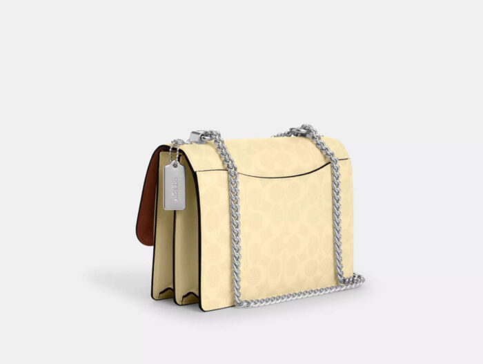 NWT Coach Klare Crossbody Bag In Signature Canvas & Smooth Leather - Image 4