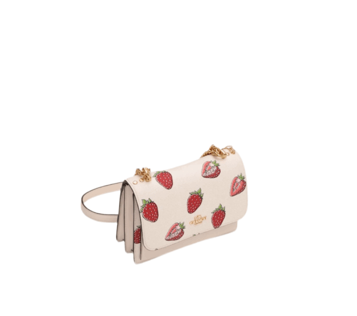 NWT Coach Mini Klare Crossbody Bag With Strawberry Print - Image 5