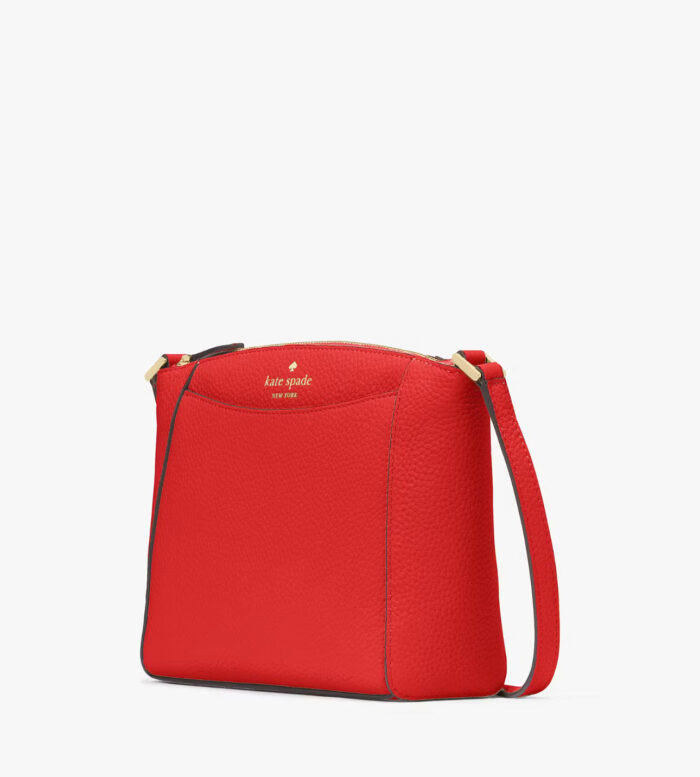 NWT Kate Spade Leather Monica Small Crossbody Bag In Red - Image 3