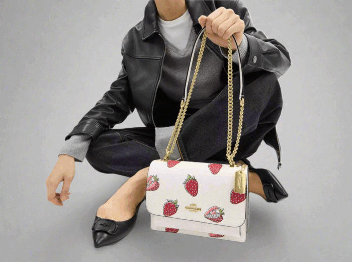 NWT Coach Klare Crossbody With Strawberry Print - Image 3