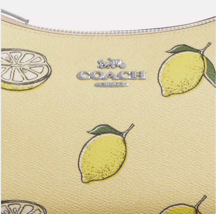 NWT Coach Teri Shoulder Bag With Lemon Print - Image 6