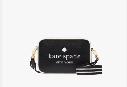 NWT Kate Spade Saffiano Leather Oh Snap Camera Bag In Black