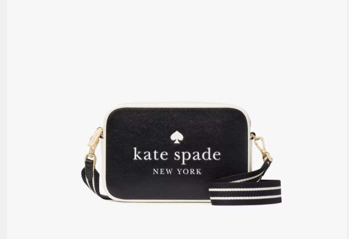 NWT Kate Spade Saffiano Leather Oh Snap Camera Bag In Black