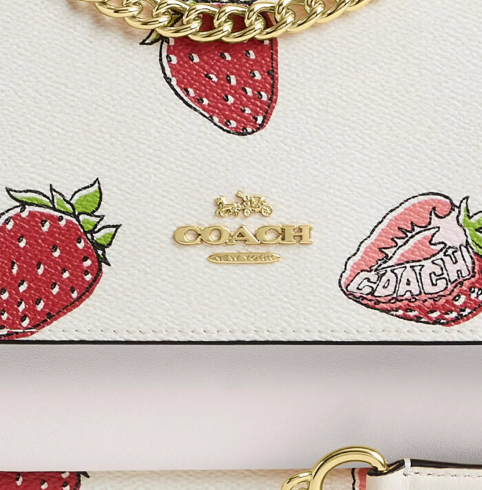 NWT Coach Klare Crossbody With Strawberry Print - Image 4