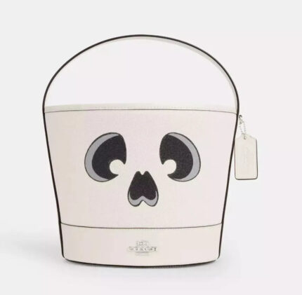 NWT Coach Trick Or Treat Bucket With Halloween Ghost