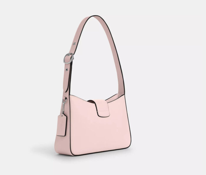NWT Coach Leather Eliza Shoulder Bag With Zipper Closure in Blush - Image 2