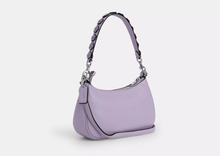 NWT Coach Teri Shoulder Bag with Floral Appliqu?? - Image 4