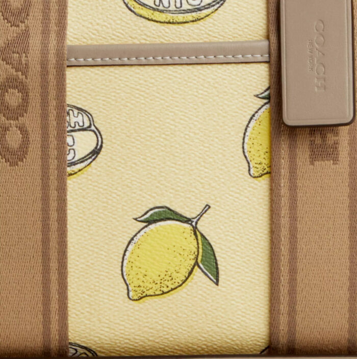 NWT Coach Smith Tote Bag 24 With Lemon Print - Image 6