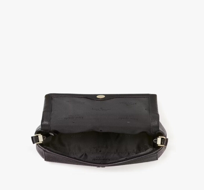 NWT Kate Spade Leila Mini Crossbody Leather Bag In Black - Image 4