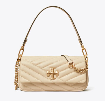 NWT Tory Burch Kira Chevron Small Flap Leather Shoulder Bag with Dust Bag