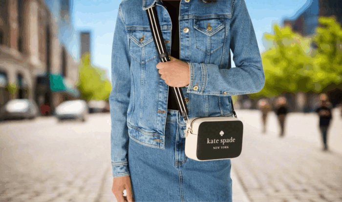NWT Kate Spade Saffiano Leather Oh Snap Camera Bag In Black - Image 2