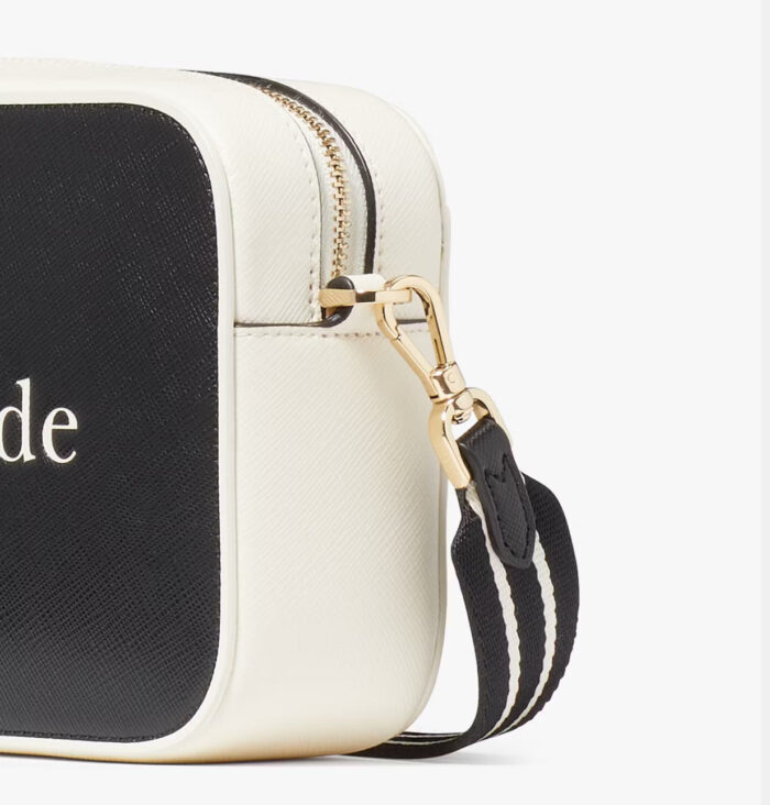 NWT Kate Spade Saffiano Leather Oh Snap Camera Bag In Black - Image 6