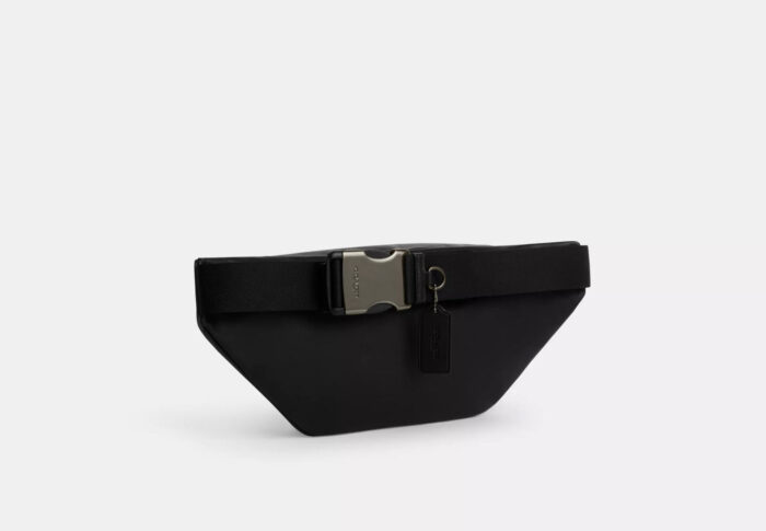 NWT Coach Men's Racer Belt Bag In Signature Canvas & Leather - Image 4