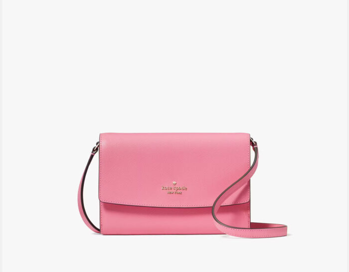 NWT Kate Spade Perry Leather Crossbody In Pink