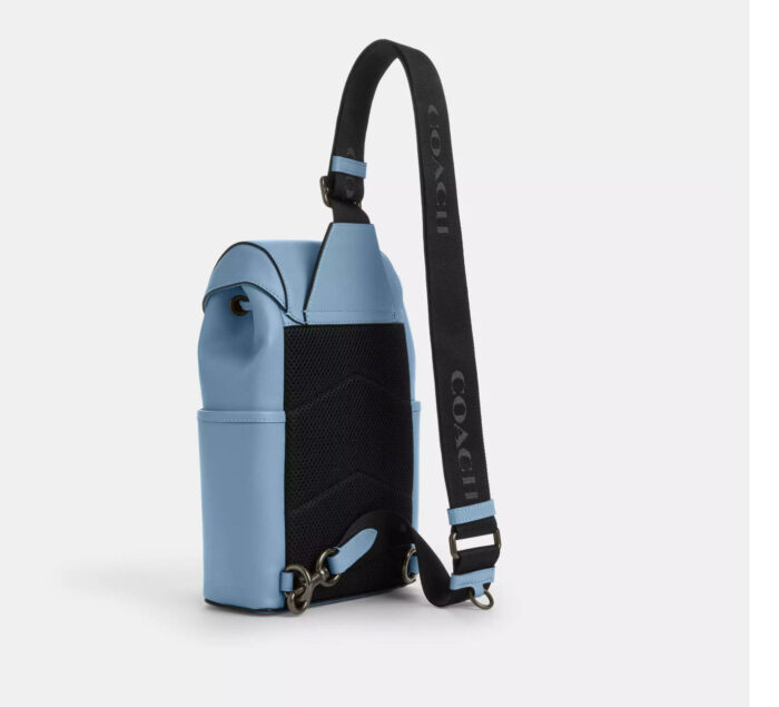 NWT Coach Leather Racer Pack Sling Bag - Image 2