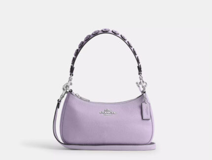 NWT Coach Teri Shoulder Bag with Floral Appliqu??