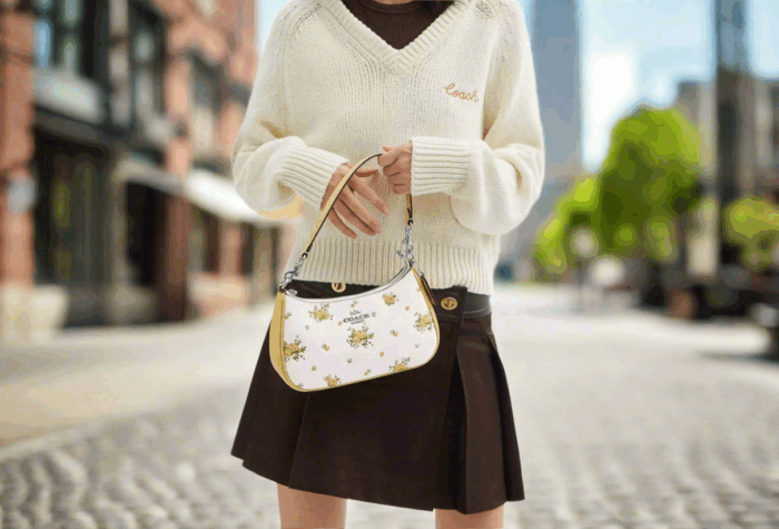 NWT Coach Teri Shoulder Bag With Floral Print - Image 2