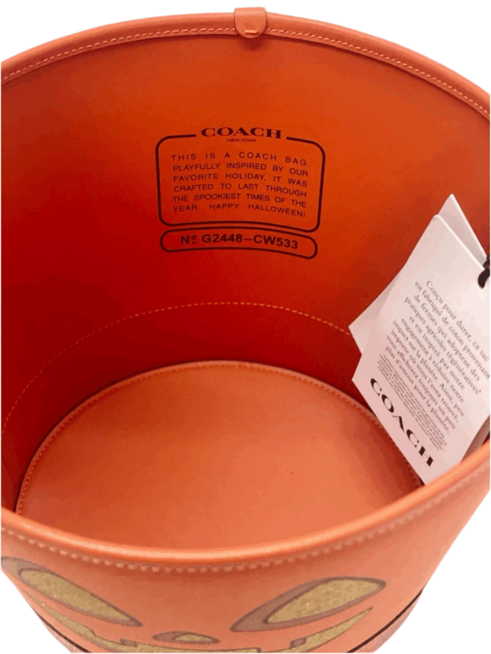 NWT Coach Trick Or Treat Bucket With Halloween Pumpkin - Image 5