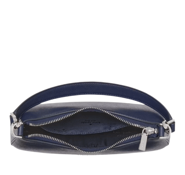 NWT Kate Spade Paige Convertible Medium Leather Crossbody In Navy - Image 6