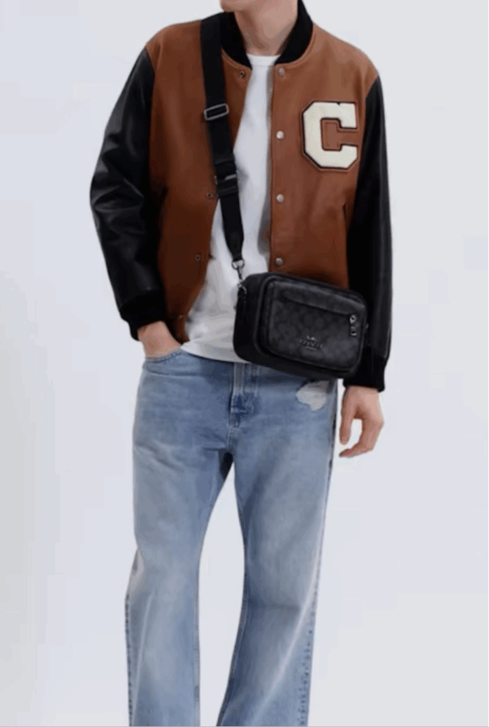 NWT Coach Unisex Elias Crossbody Bag In Signature Canvas & Leather - Image 3