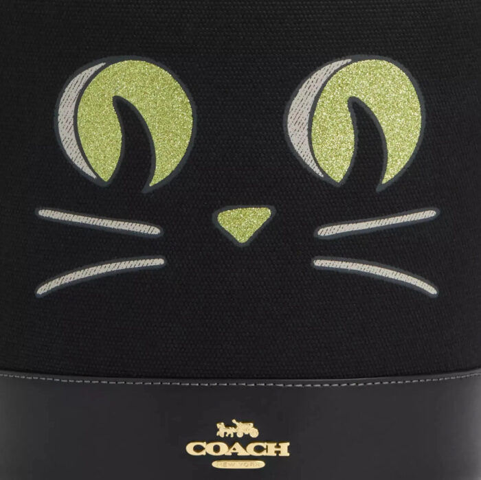 NWT Coach Trick Or Treat Bucket With Halloween Cat - Image 5