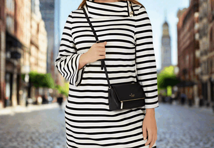 NWT Kate Spade Leila Mini Crossbody Leather Bag In Black - Image 2