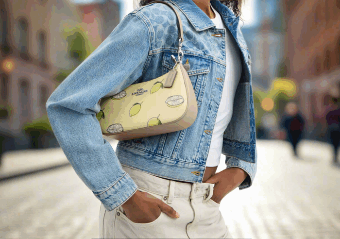 NWT Coach Teri Shoulder Bag With Lemon Print - Image 2