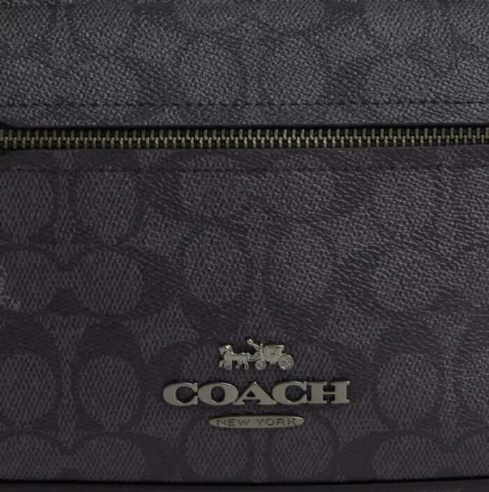 NWT Coach Unisex Elias Crossbody Bag In Signature Canvas & Leather - Image 8