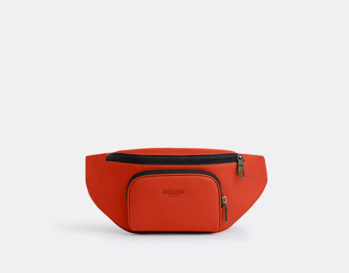 NWT Coach Men's Leather Racer Belt Bag
