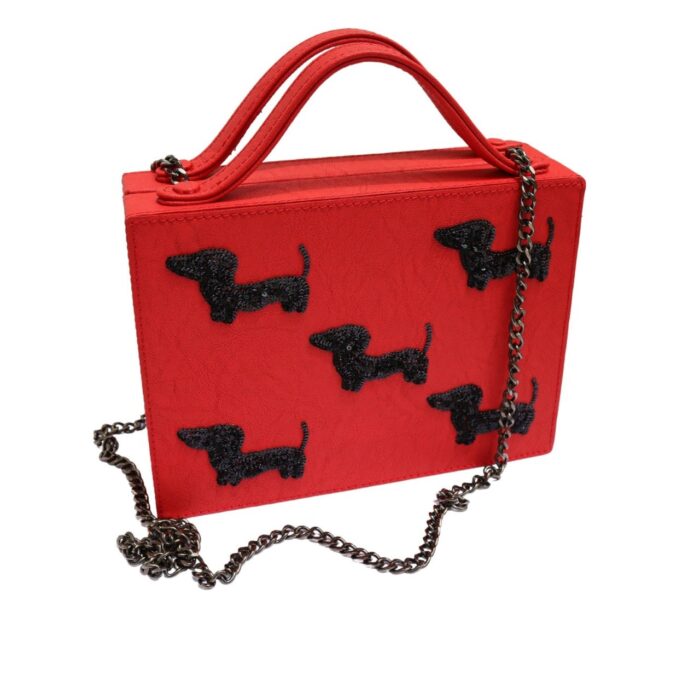Red Bellina Briefcase Bag - Image 3