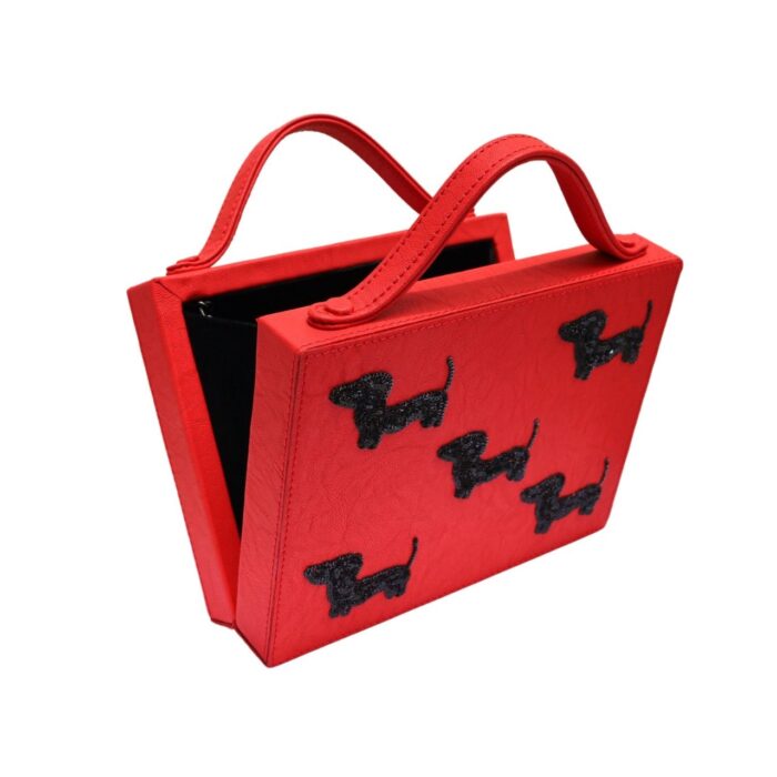 Red Bellina Briefcase Bag - Image 4